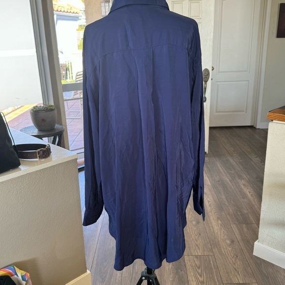 TOMMY BAHAMA-WOMEN'S CALYPSO
CREPE SHIRT button down NWT blue size medium - Picture 4 of 12